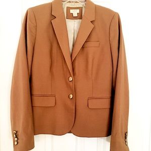 J.Crew Wool Blend Classic Camel Blazer